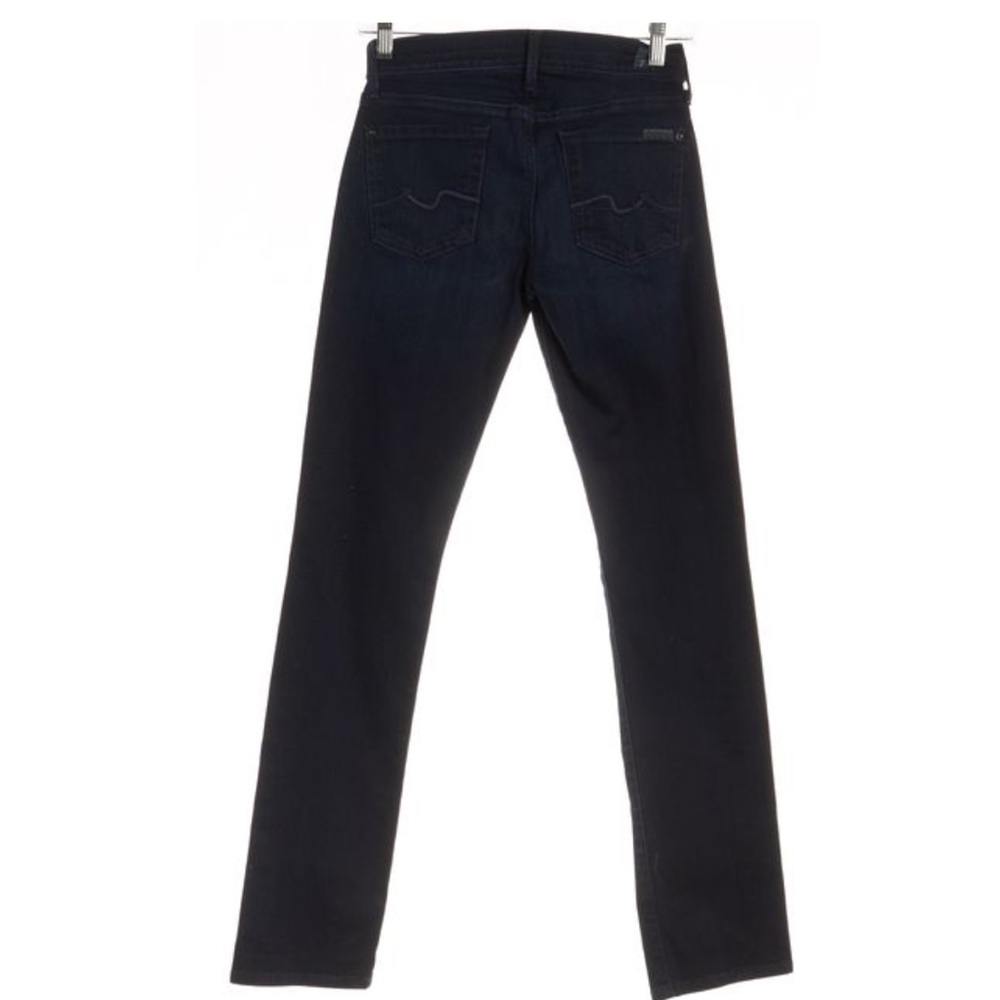 7 FOR ALL MANKIND Blue Straight leg Jeans - Picture 3 of 8